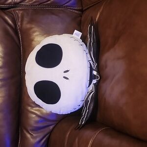 Halloween Jack Skeleton throw pillow